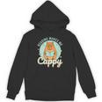 Reading Makes Me Cappy Bookworm Capybara Book Reading Unisex Hoodie