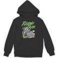 Reading Trash Racoon Bookworm Bookish Librarian Book Lover Unisex Hoodie