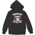 Readsolotl Pink Kawaii Axolotl Read Book Lover Reading Unisex Hoodie Readsolotl Pink Kawaii Axolotl Read Book Lover Reading Unisex Hoodie