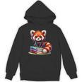 Red Panda Books Lover Reading Bookworm Unisex Hoodie
