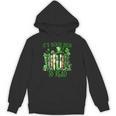 Retro Book Lucky Reading Teacher St Patrick's Day -Adults Small Cotton Blend Polyester Blend Short Sleeve Unisex Hoodie