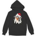 Retro Ghost Reading Book With Cat Bookish Club Christmas Men Women Kids Unisex Hoodie