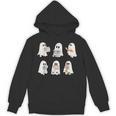 Retro Ghost Reading Books Halloween Bookish Ghost Bookworm Unisex Hoodie Retro Ghost Reading Books Halloween Bookish Ghost Bookworm Unisex Hoodie