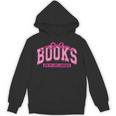 Retro Pink Coquette Bow Valentine Book Lover Varsity Unisex Hoodie Retro Pink Coquette Bow Valentine Book Lover Varsity Unisex Hoodie