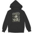 Retro Proud Anti Social Member Of Introverted Book Club Unisex Hoodie
