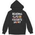 Retro Reading Is My Favorite Sport Football World Book Day Unisex Hoodie Retro Reading Is My Favorite Sport Football World Book Day Unisex Hoodie