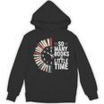 Retro So Many Books Little Time Book Clock Reading Unisex Hoodie