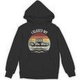Retro Vintage I Closed My Book To Be Here Reading Teacher Unisex Hoodie