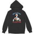 Silly Goose With Books Teacher Club School Educator Unisex Hoodie