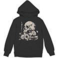 Skull Books Flowers Goth Reader Grunge Dark Alt Aesthetic Unisex Hoodie Skull Books Flowers Goth Reader Grunge Dark Alt Aesthetic Unisex Hoodie