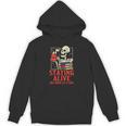 Staying Alive One Book At A Time Skeleton Reading Librarian Unisex Hoodie Staying Alive One Book At A Time Skeleton Reading Librarian Unisex Hoodie