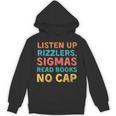 Teacher English Read Books Listen Up Rizzlers Unisex Hoodie