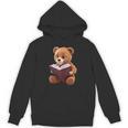 Teddy Bear Reading a Book Unisex Hoodie