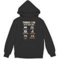 Things I Do In My Spare Time Book Reader Book Reading Lover Unisex Hoodie