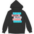 Threadless Grey Sky Chai Trans Book Pride Graphic Unisex Hoodie Threadless Grey Sky Chai Trans Book Pride Graphic Unisex Hoodie