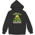 Toad-Ally 100 Days Smarter Frog Reading Book 100 School Day Unisex Hoodie Toad-Ally 100 Days Smarter Frog Reading Book 100 School Day Unisex Hoodie