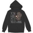 Trigger Warning Dark Romance Reader Smut Spicy Book Merch Unisex Hoodie