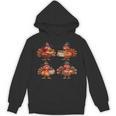 Turkey Reading Books Shirt Thanksgiving Turkey Bookworm Unisex Hoodie