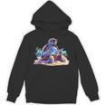 Turtle Wearing Sunglasses Reading A Book On The Beach Summer Unisex Hoodie