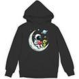 UFO Alien Astronaut Reading Book In Space Unisex Hoodie UFO Alien Astronaut Reading Book In Space Unisex Hoodie