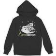 Vintage Hotel Matchbook Astro Motels 50s Retro Spaceman Unisex Hoodie