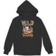 Wild About Reading Books Reader Lover Funny Teacher Animals For Men Women Kids Unisex Hoodie