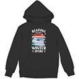 Winter Reading Book Bookworm Winter Unisex Hoodie Winter Reading Book Bookworm Winter Unisex Hoodie