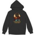 Wizard Cat Reading a Book While Crocheting Unisex Hoodie