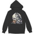 Wolf Reading Book Librarian Library Wolves Unisex Hoodie
