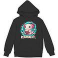 Women's Readsolotl Kawaii Axolotl Reading Book Lover Unisex Hoodie Women's Readsolotl Kawaii Axolotl Reading Book Lover Unisex Hoodie