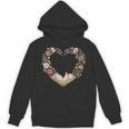 Women's Vintage Book Lover Valentine Heart Unisex Hoodie