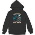 In a World Of Bookworms Be a Book Dragon Reading Unisex Hoodie