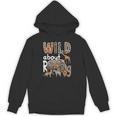 Zoo Animals Wild About Reading Books Reader Lover Librarian Unisex Hoodie