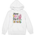 100th Day Of School Teacher Books 100 Days Of Preschool Girl Unisex Hoodie