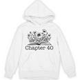 40th Birthday Chapter 40 Reading Book Lover 40 Year Old Unisex Hoodie