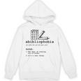 Abibliophobia The Fear Of Running Out Of Books Unisex Hoodie Abibliophobia The Fear Of Running Out Of Books Unisex Hoodie
