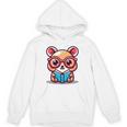 Adorable Book Lover Quokka With Reading Glasses Cute Unisex Hoodie