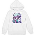 Adorable Book Lover Yeti With Reading Glasses Cute Unisex Hoodie Adorable Book Lover Yeti With Reading Glasses Cute Unisex Hoodie