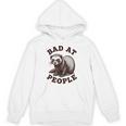 Bad At People Ferret Introvert Saying Slogan Tee Unisex Hoodie Bad At People Ferret Introvert Saying Slogan Tee Unisex Hoodie