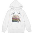 Barely Tolerable Book Lover Floral Quote Pride And Prejudice Unisex Hoodie