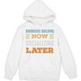 Birdhouse Building Now Minimal Socializing Introvert Unisex Hoodie Birdhouse Building Now Minimal Socializing Introvert Unisex Hoodie