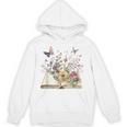 Book Flowers And Butterfly Beautiful Reading Reader Graphic Unisex Hoodie Book Flowers And Butterfly Beautiful Reading Reader Graphic Unisex Hoodie