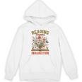 Book Lover Reading Bookish Floral Reading Powers Imagination Unisex Hoodie Book Lover Reading Bookish Floral Reading Powers Imagination Unisex Hoodie