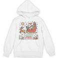 Book Lovers Winter Sleighing Through Stories Tee Premium Tri-Blend Unisex Hoodie