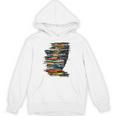 Book Women Graphic Art Colorful Eyes Unisex Hoodie