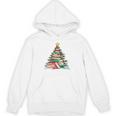 All Booked For Christmas Book Christmas Tree Lights Xmas Unisex Hoodie