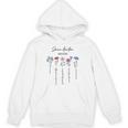 Bookish Feminist Jane Austen Fan Jane Austen Flower Books Unisex Hoodie