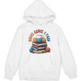 “Books Coffee & Yarn Enthusiast Cozy Reader Unisex Hoodie