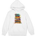 Books Painting Colorful Art Abstract Graphic Books Unisex Hoodie Books Painting Colorful Art Abstract Graphic Books Unisex Hoodie
