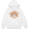 Born To Read Books Forced To Emails Vintage Retro Rainbow Unisex Hoodie Born To Read Books Forced To Emails Vintage Retro Rainbow Unisex Hoodie